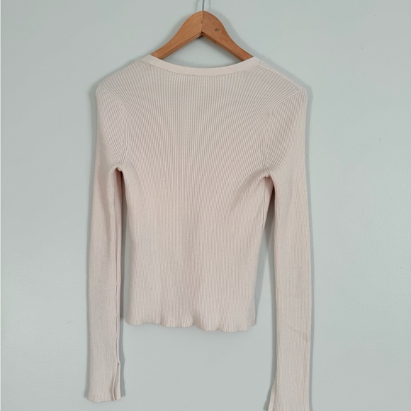 Abercrombie Pink V-Neck Cardigan - Picture 4 of 5
